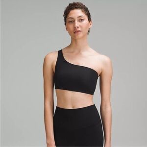 Lululemon one shoulder ribbed nulu bra